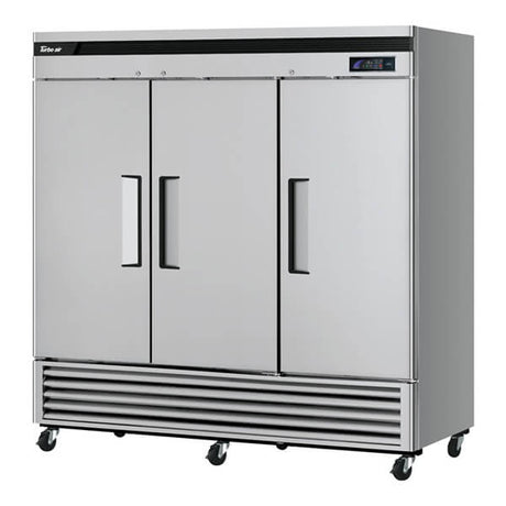 Turbo Air TSF-72SD-N 82" 3-Section Solid Door Reach-In Bottom Mount Freezer - Kitchen Pro Restaurant Equipment