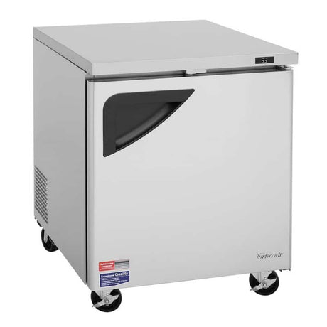 Turbo Air TUR-28SD-N 28" 1 Solid Door Undercounter Refrigerator - Kitchen Pro Restaurant Equipment