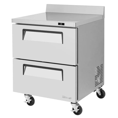 Turbo Air TWR-28SD-D2-N 27 1/2" Worktop Refrigerator with Two Drawers - Kitchen Pro Restaurant Equipment