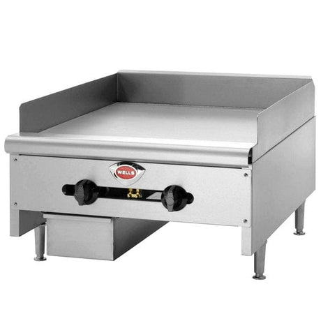 Wells HDTG2430G Countertop Gas Griddle 24" 60,000 BTU Thermostatic - Kitchen Pro Restaurant Equipment