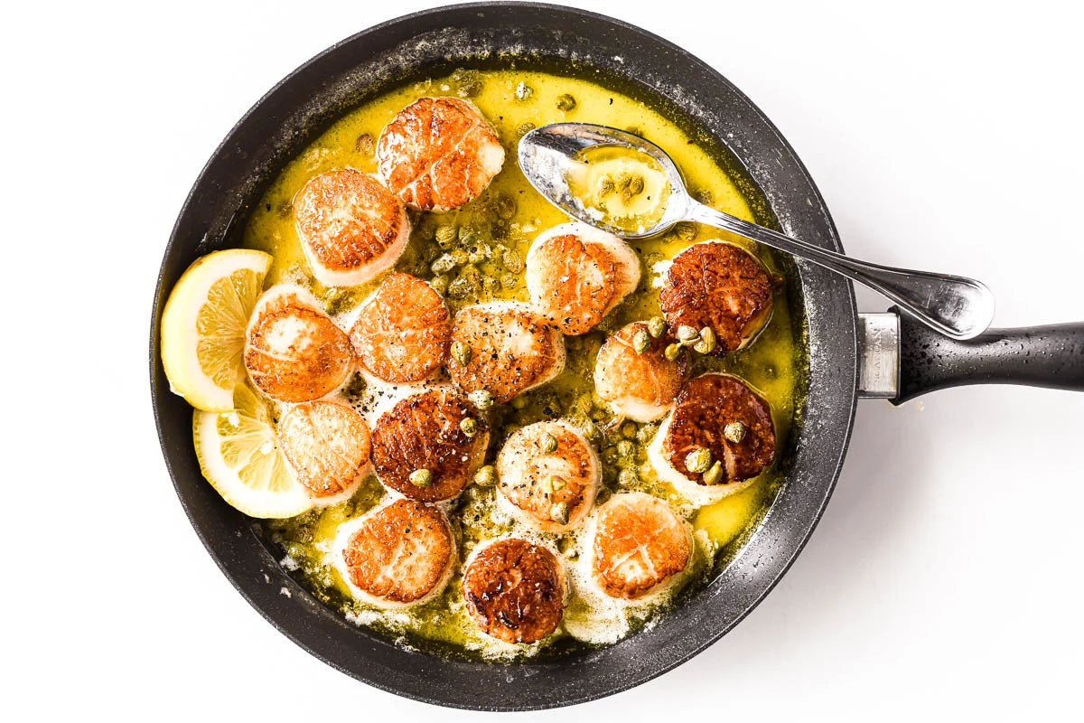 Seared Scallops with Lemon Butter Sauce