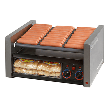 Star 8A-45SCBDE-230V Grill-Max® Roller Grills with Electronic Controls Duratec with Clear Bun Door 230V
