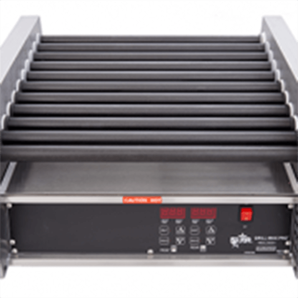 Star 8A-30STE-230V Grill-Max® Roller Grills with Electronic Controls with Clear Bun Door 230V