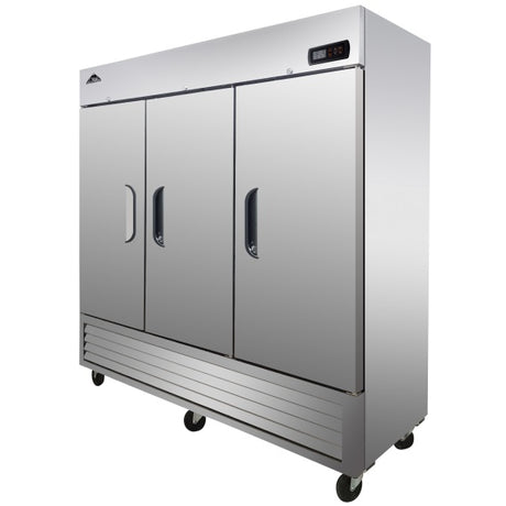 Akita ARF-72 78'' (3) Door Reach-In Freezer 72 Cu. Ft.