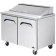 Akita AST-36-15 36" (1) Door Mega Top Refrigerated Salad and Sandwich Prep Table