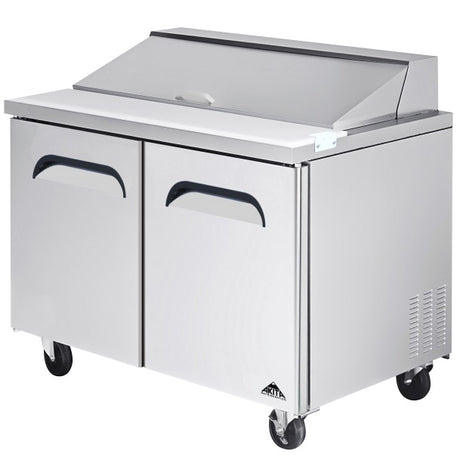 Akita AST-36-15 36" (1) Door Mega Top Refrigerated Salad and Sandwich Prep Table