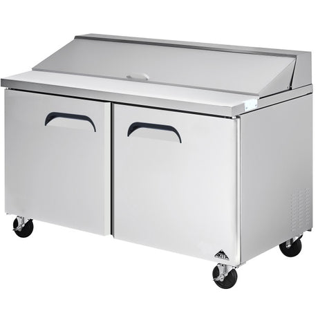 Akita AST-60-24 60" (2) Door Mega Top Refrigerated Salad and Sandwich Prep Table