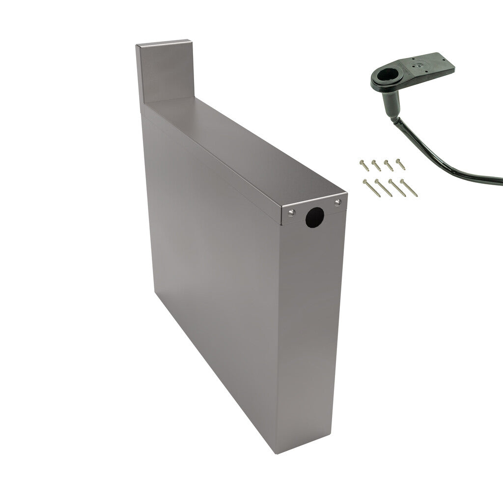 BK Resources UB4-21-SGH4 Stainless Steel Soda Gun Holder with Drain Tube Hole