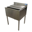 BK Resources UB4‐21‐IBCP30‐10 30"X 21" Ice Bin & Lid with 10 Circuit Cold Plate Stainless Steel with Drain