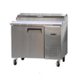 Bison BPT-44 44'' (1) Door Refrigerated Pizza Prep Table