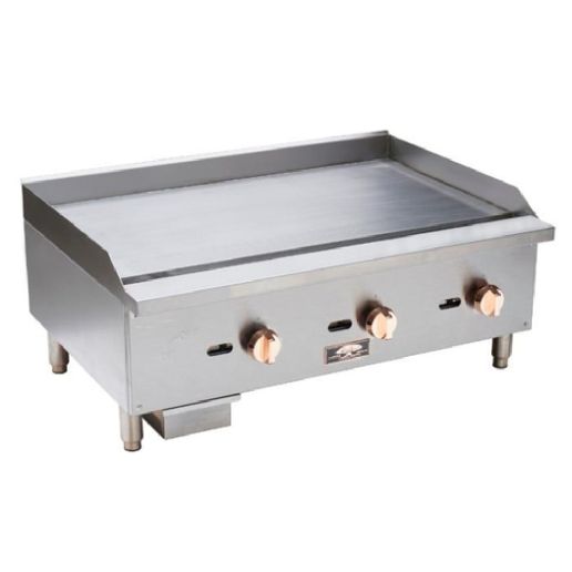 Copper Beech CBMG-60 60" Countertop Manual Gas Griddle 150.000 BTU