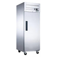 Dukers D28AF 28" One Solid Door Top Mount Reach-In Freezer 18.31 Cu. Ft