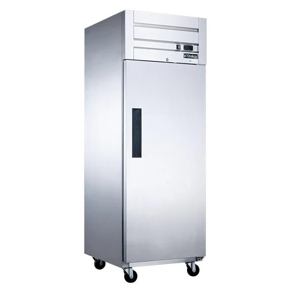 Dukers D28AF 28" One Solid Door Top Mount Reach-In Freezer 18.31 Cu. Ft