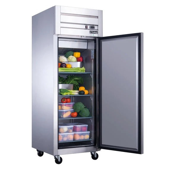 Dukers D28AR 28" Single Solid Door Top Mount Reach-In Refrigerator 18.31 Cu. Ft.