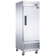 Dukers D28R 28" Single Solid Door Bottom Mount Reach-In Refrigerator 17.79 Cu. Ft