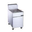 Dukers DCF5-NG 70lb.Floor Fryer with 5 Tube Burner  150,000 BTU Natural Gas