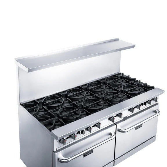 Dukers DCR60-10B 60" Natural Gas Range with (10) Open Burners