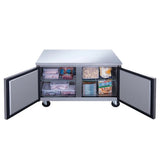 Dukers DUC48F 48" Two Door Undercounter Freezer 12.21 Cu. Ft.
