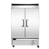 Frigos FGA-BMR-2D-54 54.40'' Bottom Mounted (2) Solid Door Reach-In Refrigerator 46.77 Cu. Ft.