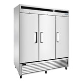 Frigos FGA-BMR-3D-82 81.90'' Bottom Mounted (3) Solid Door Reach-In Refrigerator 67.99 cu. ft.