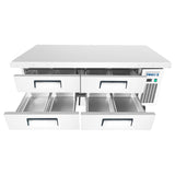 Frigos FGA-CB-4DR-72 72 (4) Drawer Refrigerated Chef Base with Extended Top