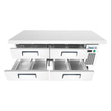 Frigos FGA-CB-4DR-78 76 (4) Drawer Refrigerated Chef Base with Extended Top