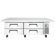 Frigos FGA-CB-4DR-78 76 (4) Drawer Refrigerated Chef Base with Extended Top