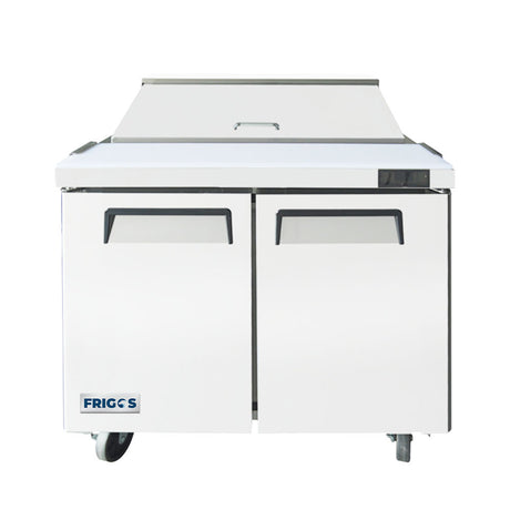 Frigos FGA-SPT-10P-36 36 Two Door Refrigerated Sandwich Prep Table (10) 16 Size Pans