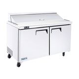 Frigos FGA-SPT-12P-48 48 Two Door Refrigerated Sandwich Prep Table (12) 16 size pans