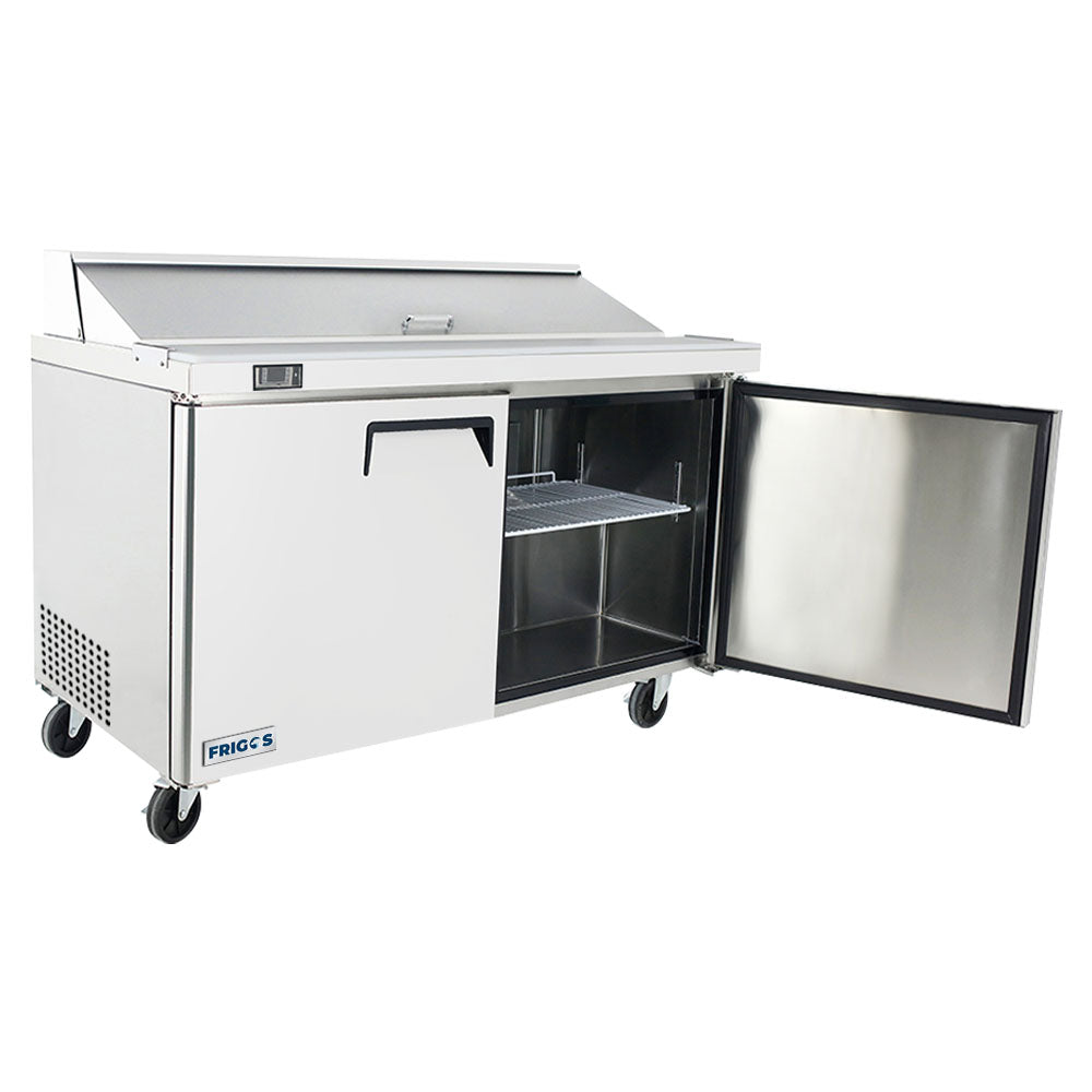 Frigos FGA-SPT-16P-60 60 Two Door Refrigerated Sandwich Prep Table (16) 16 size pans