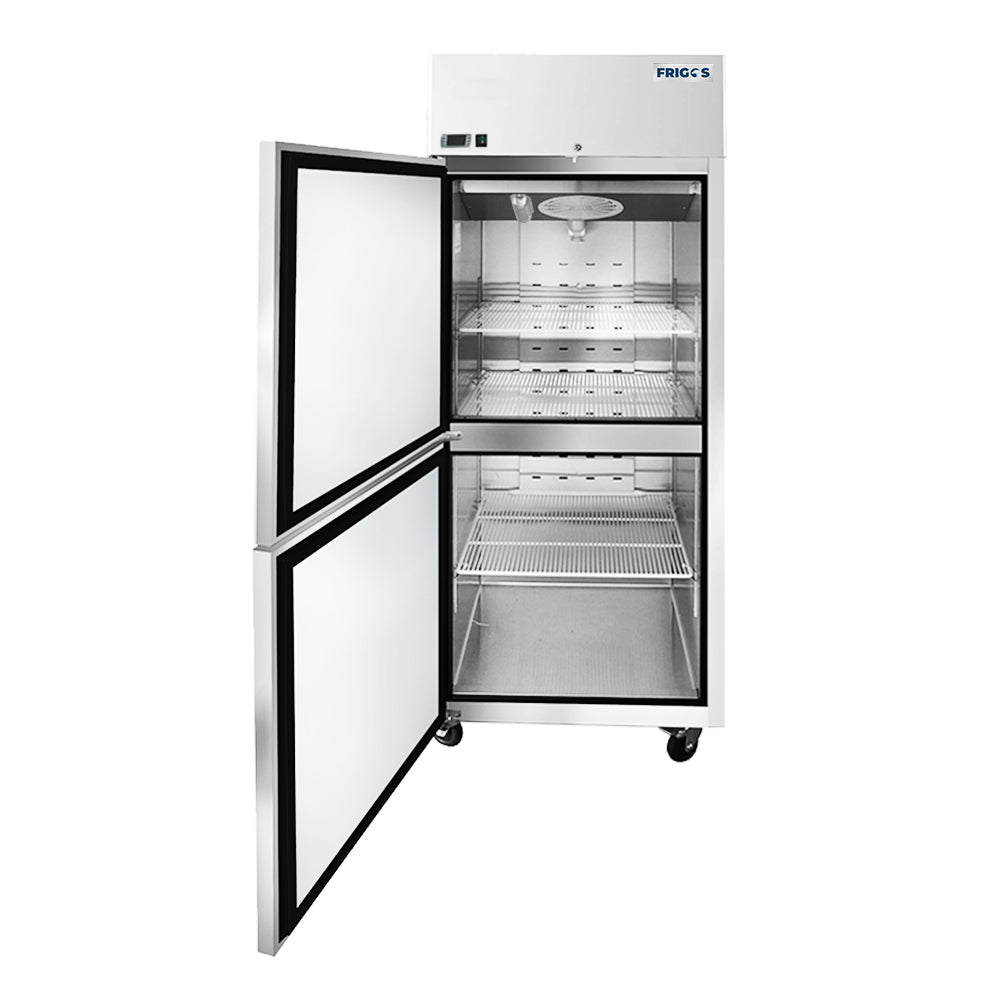 Frigos FGA-TMF-2HD-29-L 28.75'' Top Mounted (2) Half Door Reach-In Freezer 21.4 Cu Ft. Left Hinged