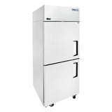 Frigos FGA-TMF-2HD-29-L 28.75'' Top Mounted (2) Half Door Reach-In Freezer 21.4 Cu Ft. Left Hinged