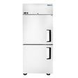 Frigos FGA-TMF-2HD-29-L 28.75'' Top Mounted (2) Half Door Reach-In Freezer 21.4 Cu Ft. Left Hinged