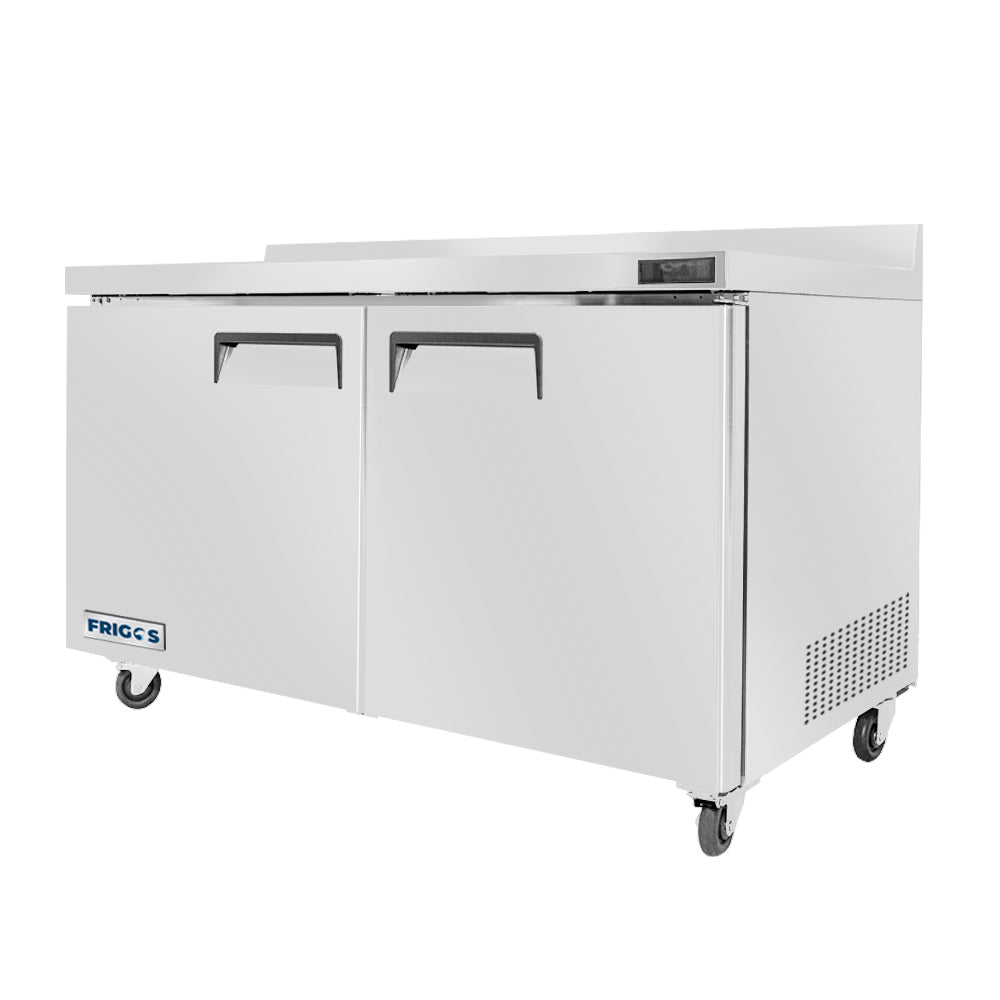 Frigos FGA-WTF-2D-48 48 Two Door Worktop Freezer with Backsplash