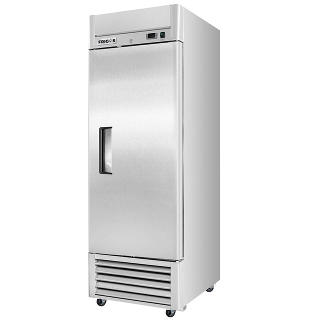 Frigos Platinum FG-RF-1D19V 27 Solid 1 Door Reach-In Commercial Stainless Steel Refrigerator 18.6 Cu Ft