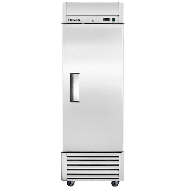 Frigos Platinum FG-RF-1DV 29 Solid 1 Door Reach-In Commercial Stainless Steel Refrigerator 20.3 Cu Ft