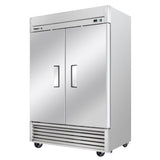 Frigos Platinum FG-RF-2DV 54 Solid 2 Door Reach-In Commercial Stainless Steel Refrigerator 41.9 Cu Ft