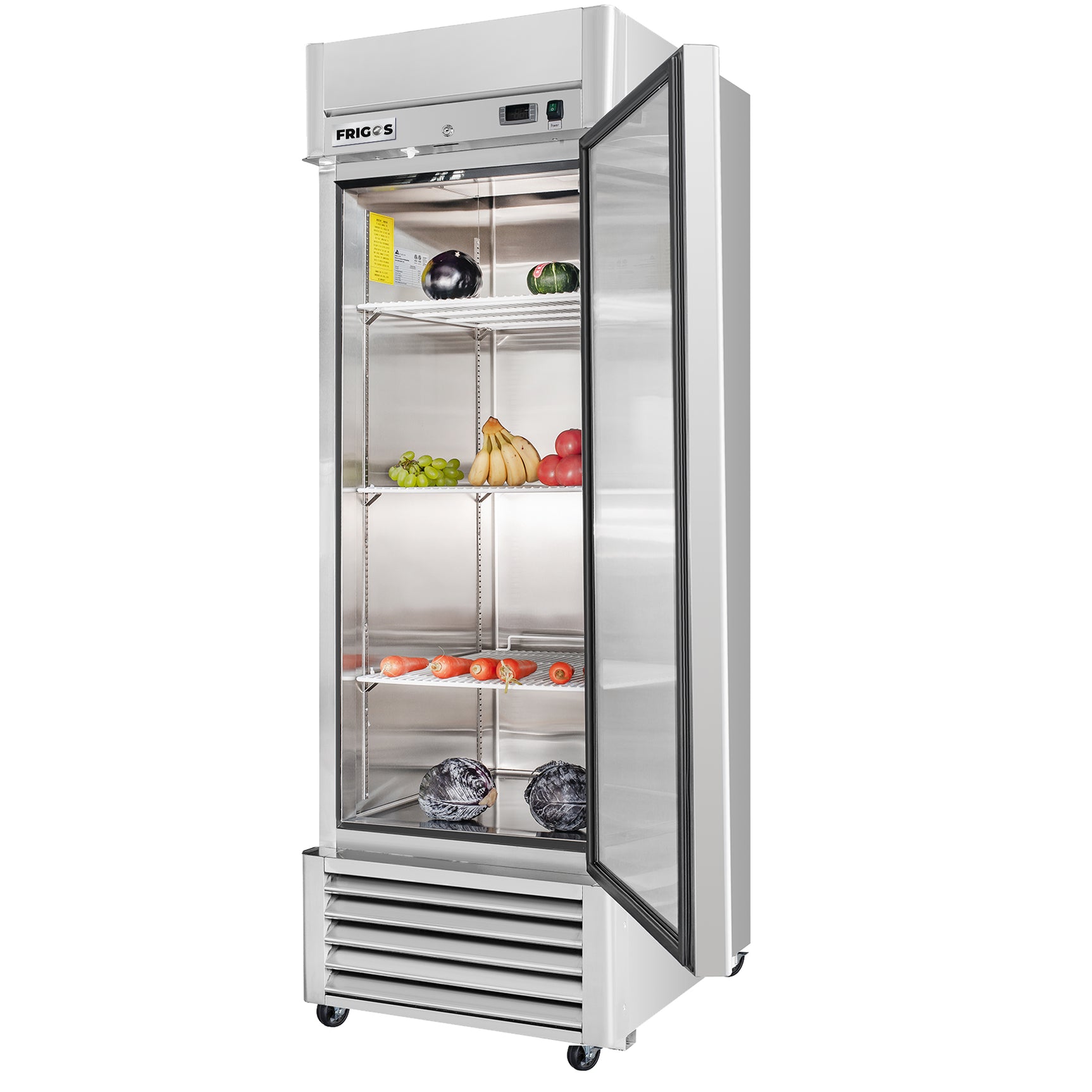 Frigos Platinum FG-RFS-1D 27 Solid 1 Door Reach-In Commercial Refrigerator 21 Cu Ft