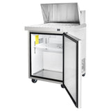 Frigos Platinum FG-SWPT-27-MTV 27 Mega Top 1 Door Stainless Steel Refrigerated Sandwich Prep Table
