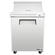Frigos Platinum FG-SWPT-27-MTV 27 Mega Top 1 Door Stainless Steel Refrigerated Sandwich Prep Table