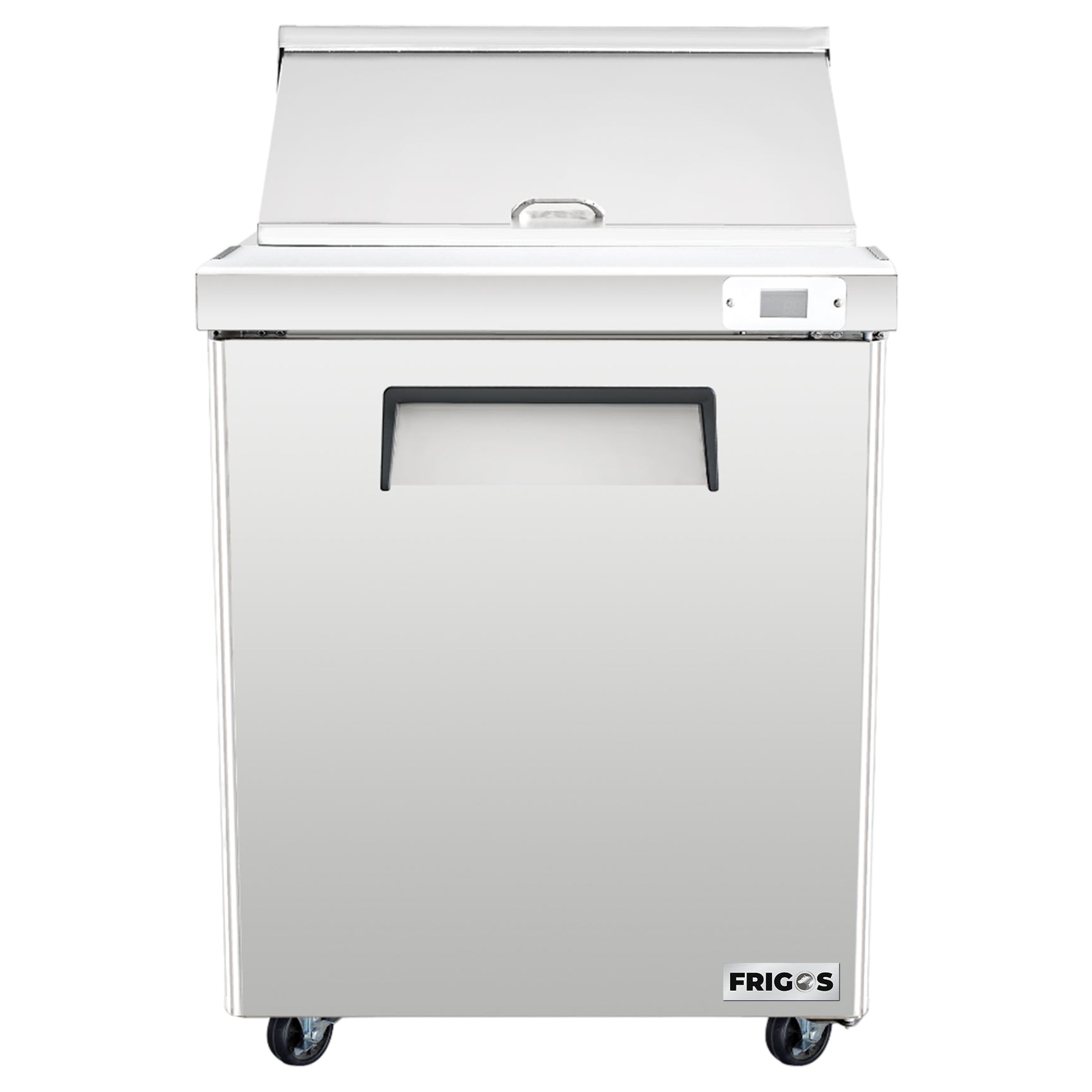 Frigos Platinum FG-SWPT-27-MTV 27 Mega Top 1 Door Stainless Steel Refrigerated Sandwich Prep Table