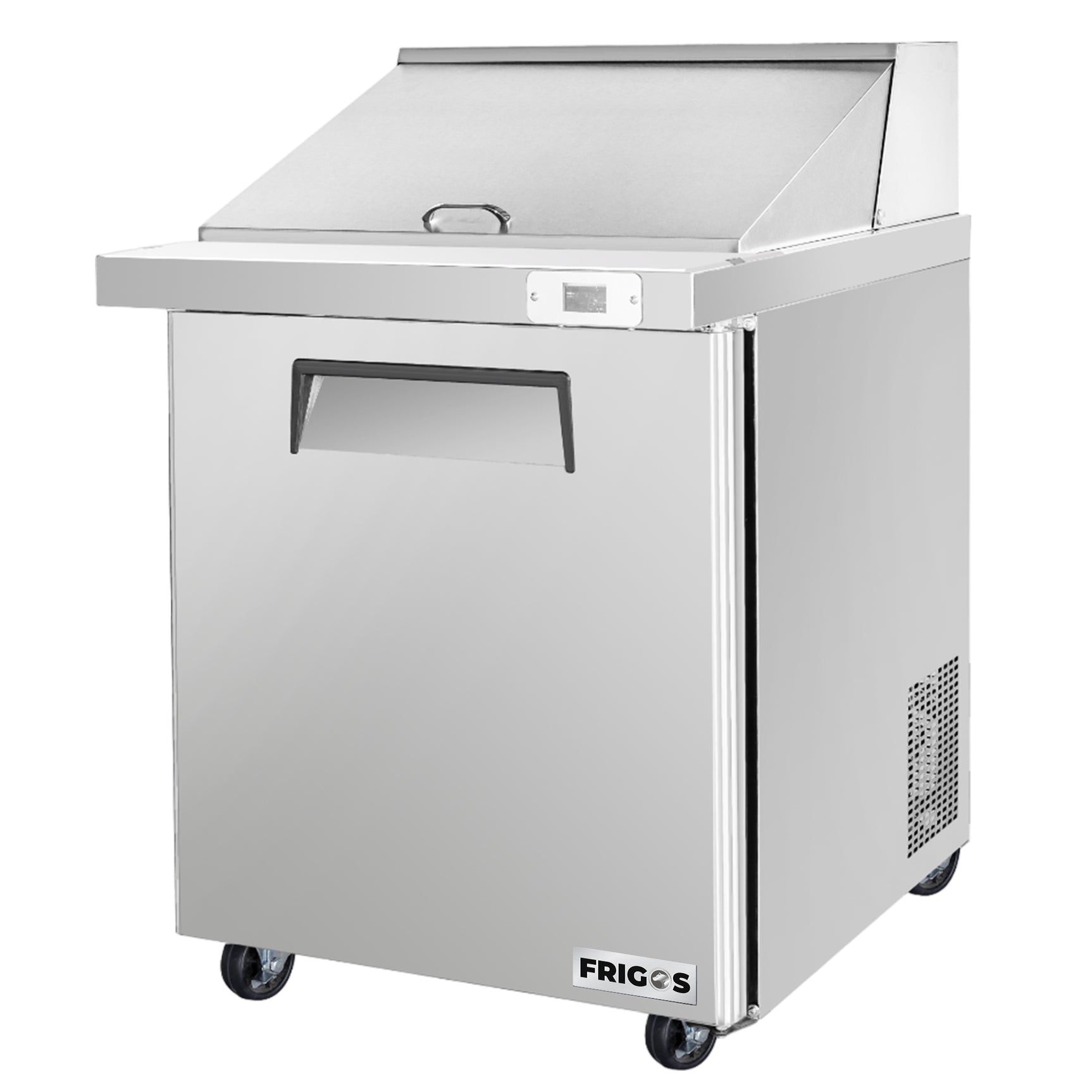 Frigos Platinum FG-SWPT-27-MTV 27 Mega Top 1 Door Stainless Steel Refrigerated Sandwich Prep Table