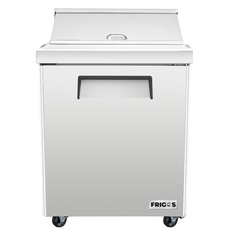 Frigos Platinum FG-SWPT-27V 27 1 Door Stainless Steel Refrigerated Sandwich Prep Table