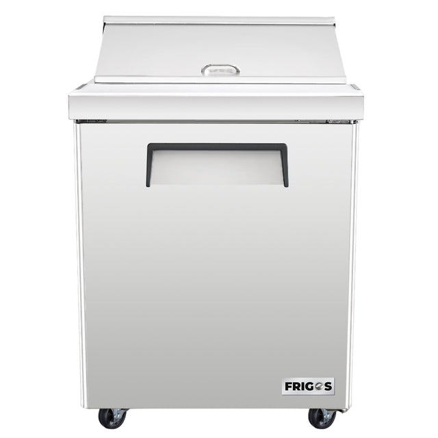 Frigos Platinum FG-SWPT-27V 27 1 Door Stainless Steel Refrigerated Sandwich Prep Table
