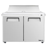 Frigos Platinum FG-SWPT-36-MTV 36.25 Mega Top 2 Door Stainless Steel Refrigerated Sandwich Prep Table