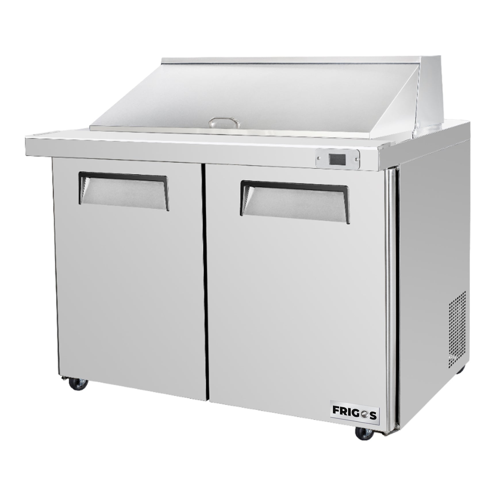 Frigos Platinum FG-SWPT-36-MTV 36.25 Mega Top 2 Door Stainless Steel Refrigerated Sandwich Prep Table