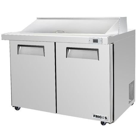 Frigos Platinum FG-SWPT-60V 60.2 2 Door Stainless Steel Refrigerated Sandwich Prep Table