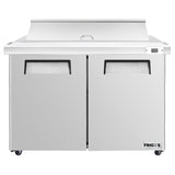 Frigos Platinum FG-SWPT-60V 60.2 2 Door Stainless Steel Refrigerated Sandwich Prep Table