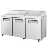 Frigos Platinum FG-SWPT-72-MTV 71.5 Mega Top 3 Door Stainless Steel Refrigerated Sandwich Prep Table