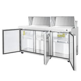 Frigos Platinum FG-SWPT-72V 71.5 3 Door Stainless Steel Refrigerated Sandwich Prep Table